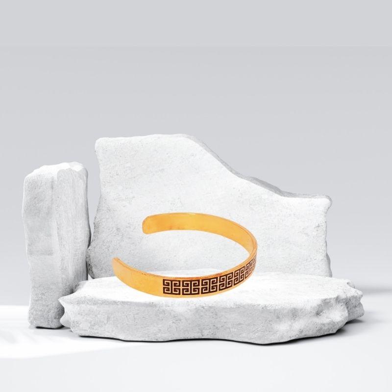 Skyfeel Saf Bakır Bileklik Motifli-Her Bileğe Uygun-Geçmeli-Unisex Skyfeel Saf Bakır Bileklik Motifli-Her Bileğe Uygun-Geçmeli-Unisex