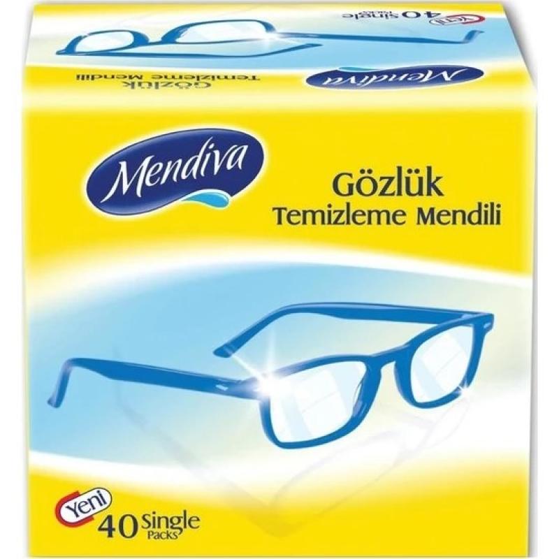 Mendiva Gözlük Temizleme Mendili Mendiva 40'lı